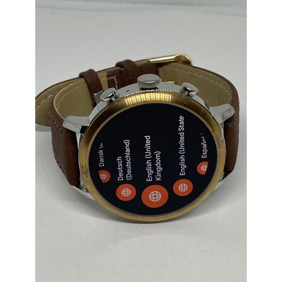 Fossil Gen 4 Authentic Digital Dial Smart Watch Custom Band FTW6016 AB507 - Picture 6 of 10